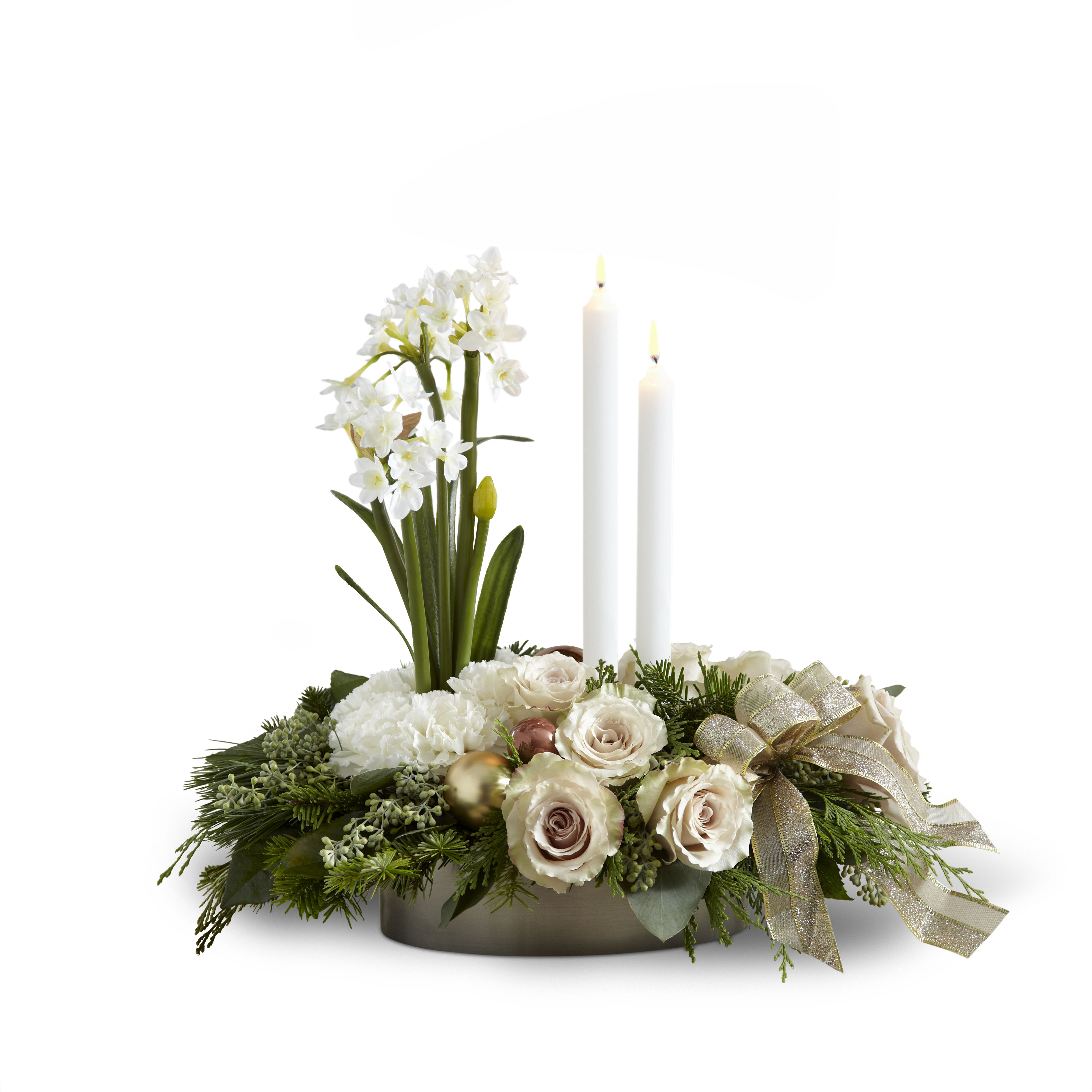 The FTD Glowing Elegance Centerpiece